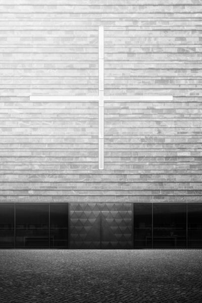 St. Trinitatis Church, Leipzig, Architecture Photography, Black & White