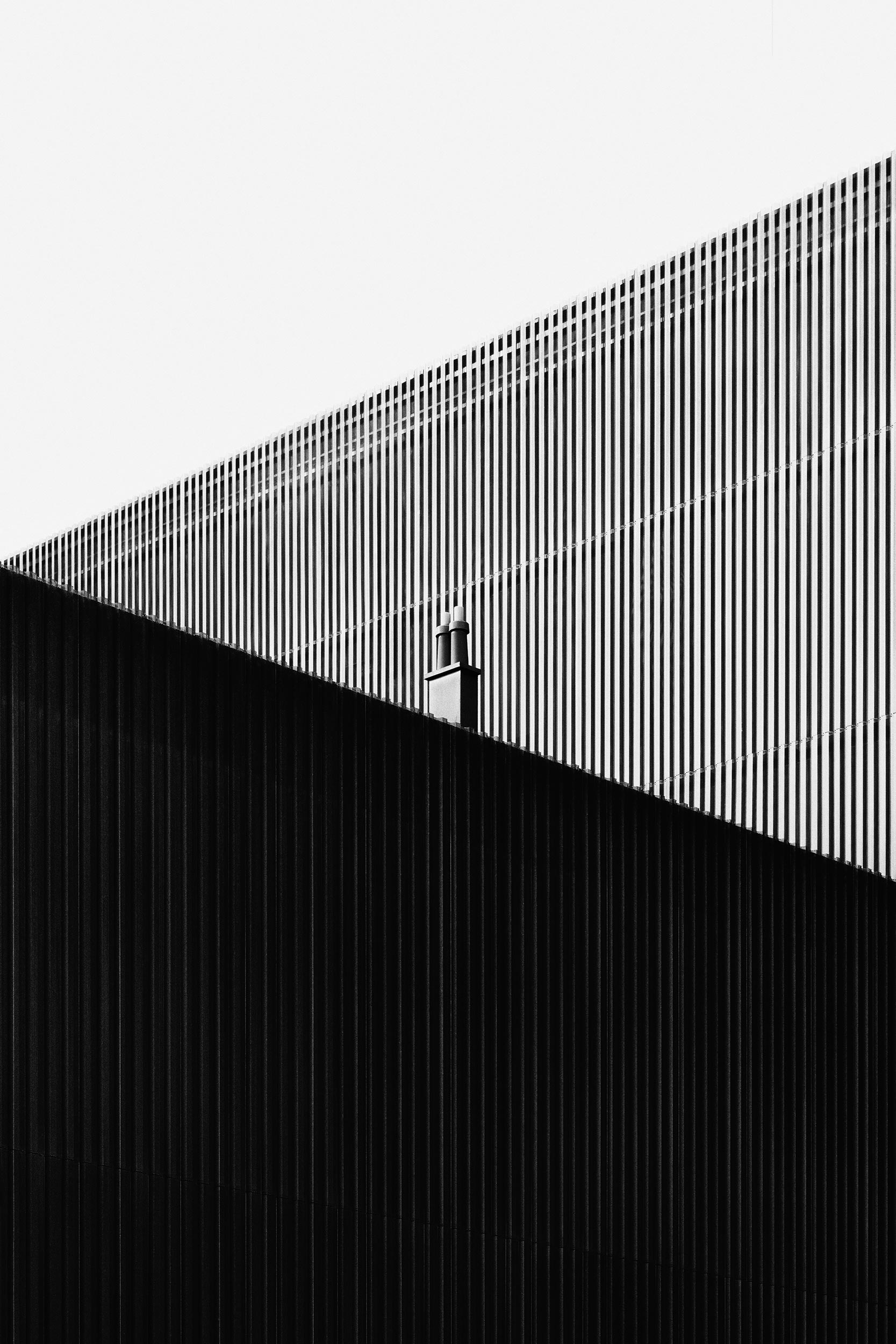 Exhibition Hall A, Innsbruck, Architecture Photography, Black & White
