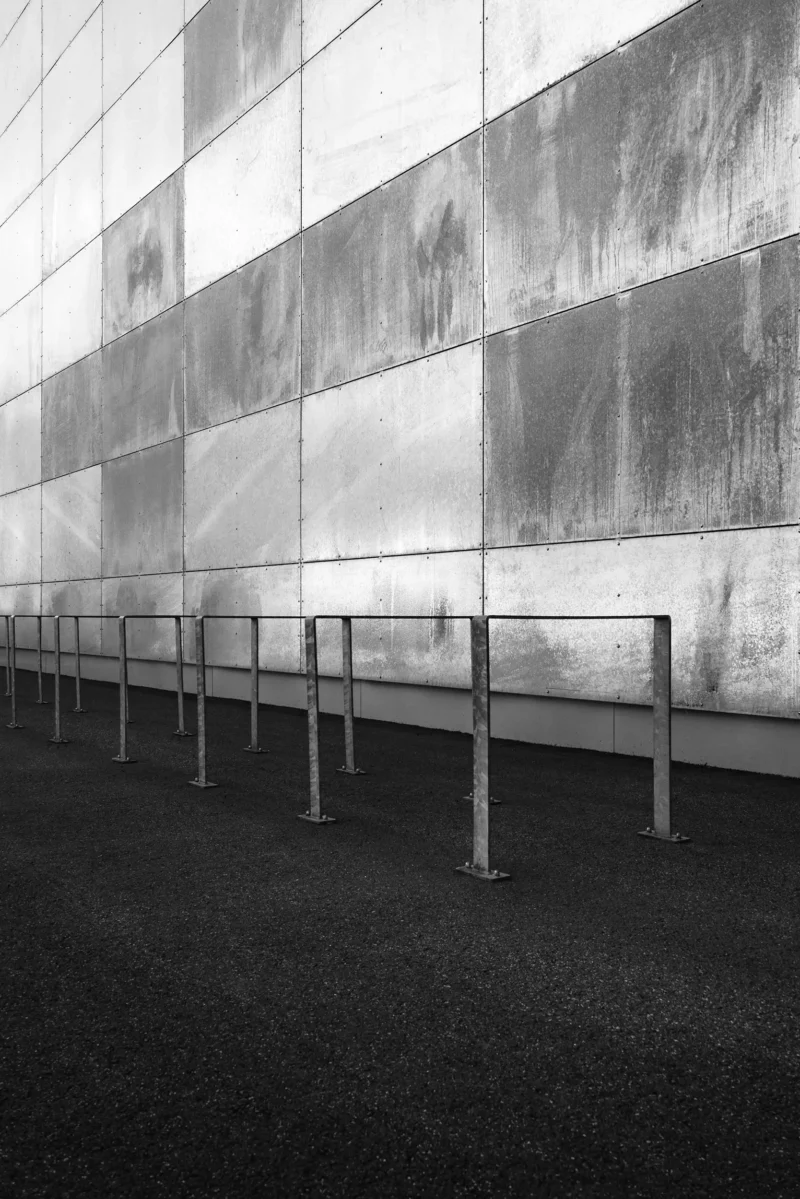 State Theater Rehearsal Center, Salzburg, Black & White Minimal Architecture Photography, 2020