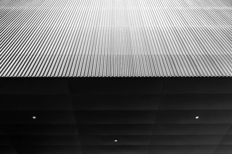 Exhibition Hall, Innsbruck, Black & White Minimal Architecture Photography, 2020