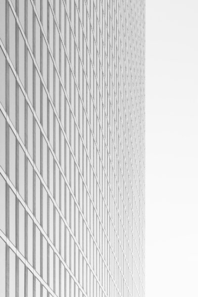 HighLight Towers, Munich, Architecture Photography, Black & White