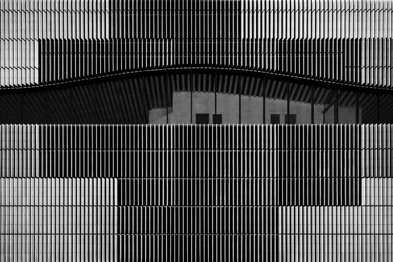 Paracelsus Bad, Salzburg, Black & White Minimal Architecture Photography, 2020
