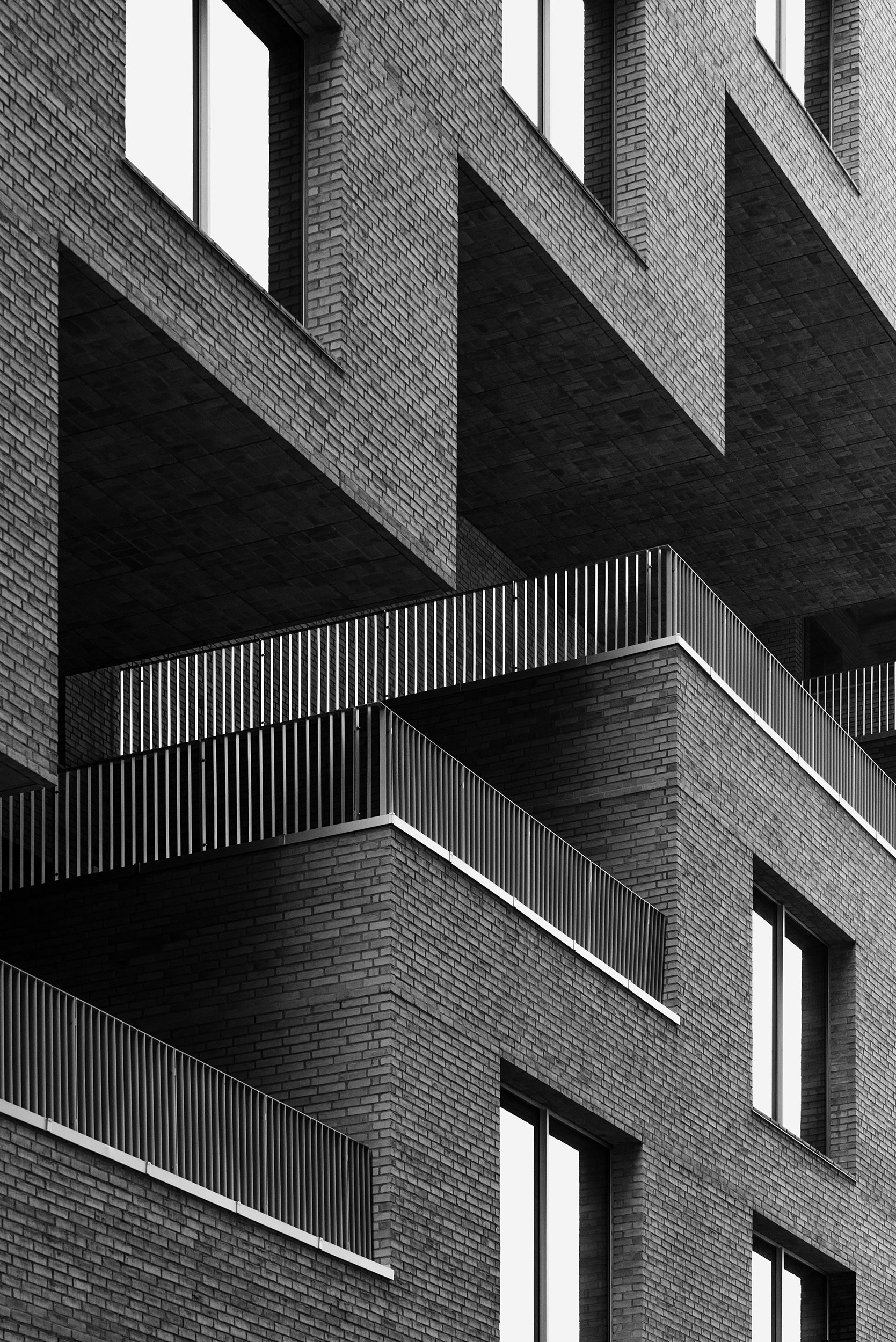 DNB Headquarters, Oslo, Architecture Photography, Black & White
