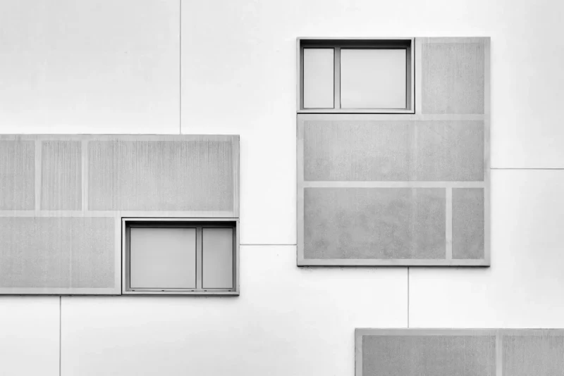 Evangelical University of Dresden, Dresden, Black & White Minimal Architecture Photography, 2022