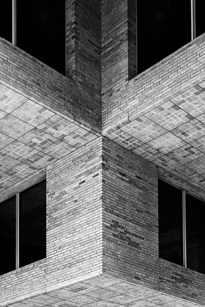DNB Headquarters, Oslo, Black & White Minimal Architecture Photography, 2022