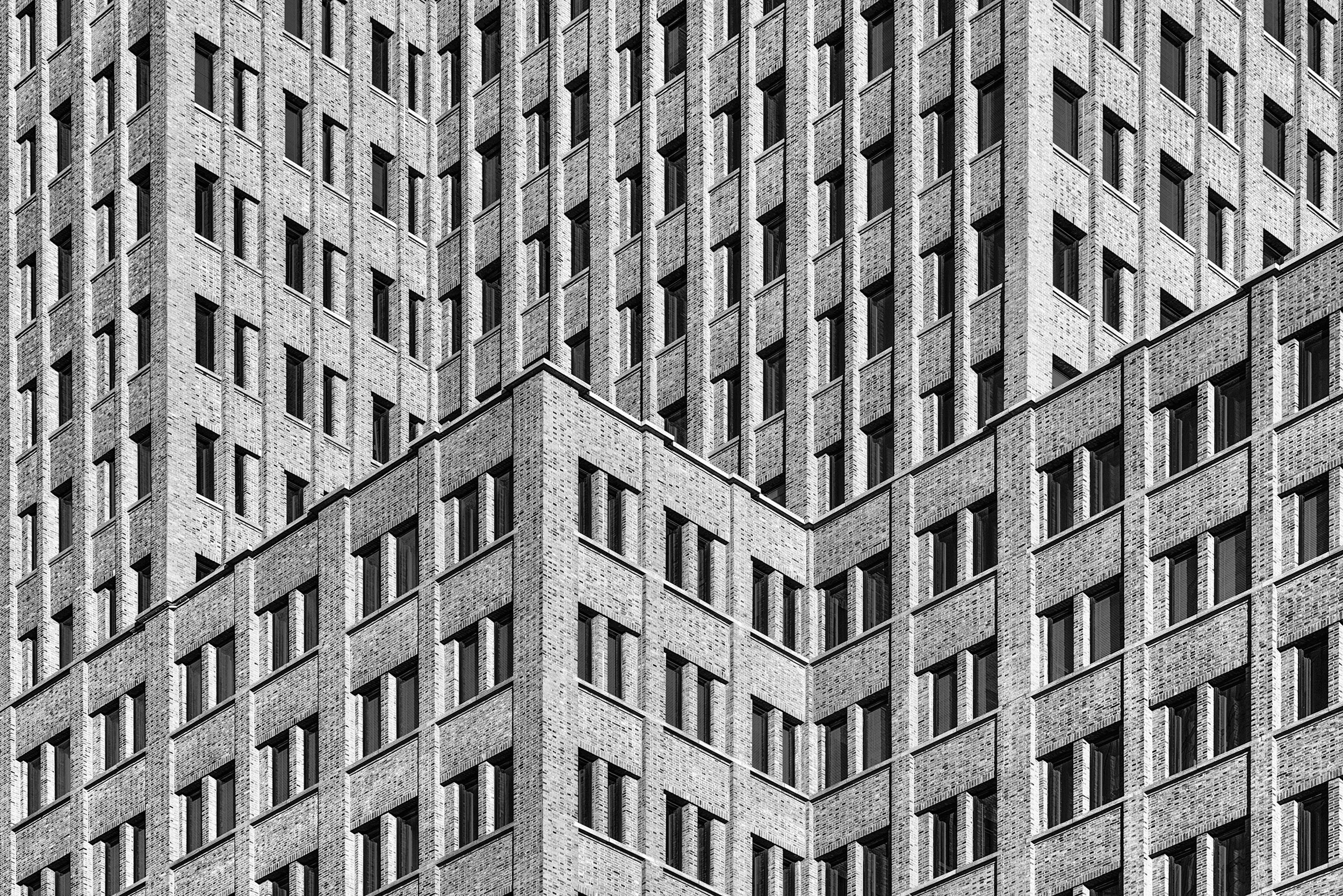 Kolhoff-Tower, Berlin - Hans Kollhoff - Black & White Fine Art Architecture Photography