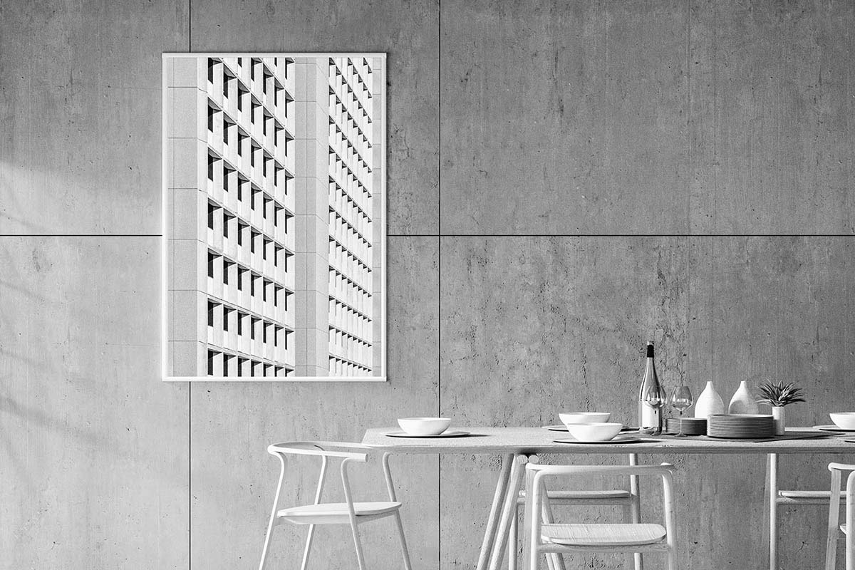 Fine Art Black & White Abstract Architecture Prints
