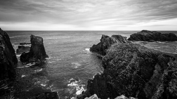 Isle of Lewis and Harris, Scotland, Outer Hebrides, Black & White