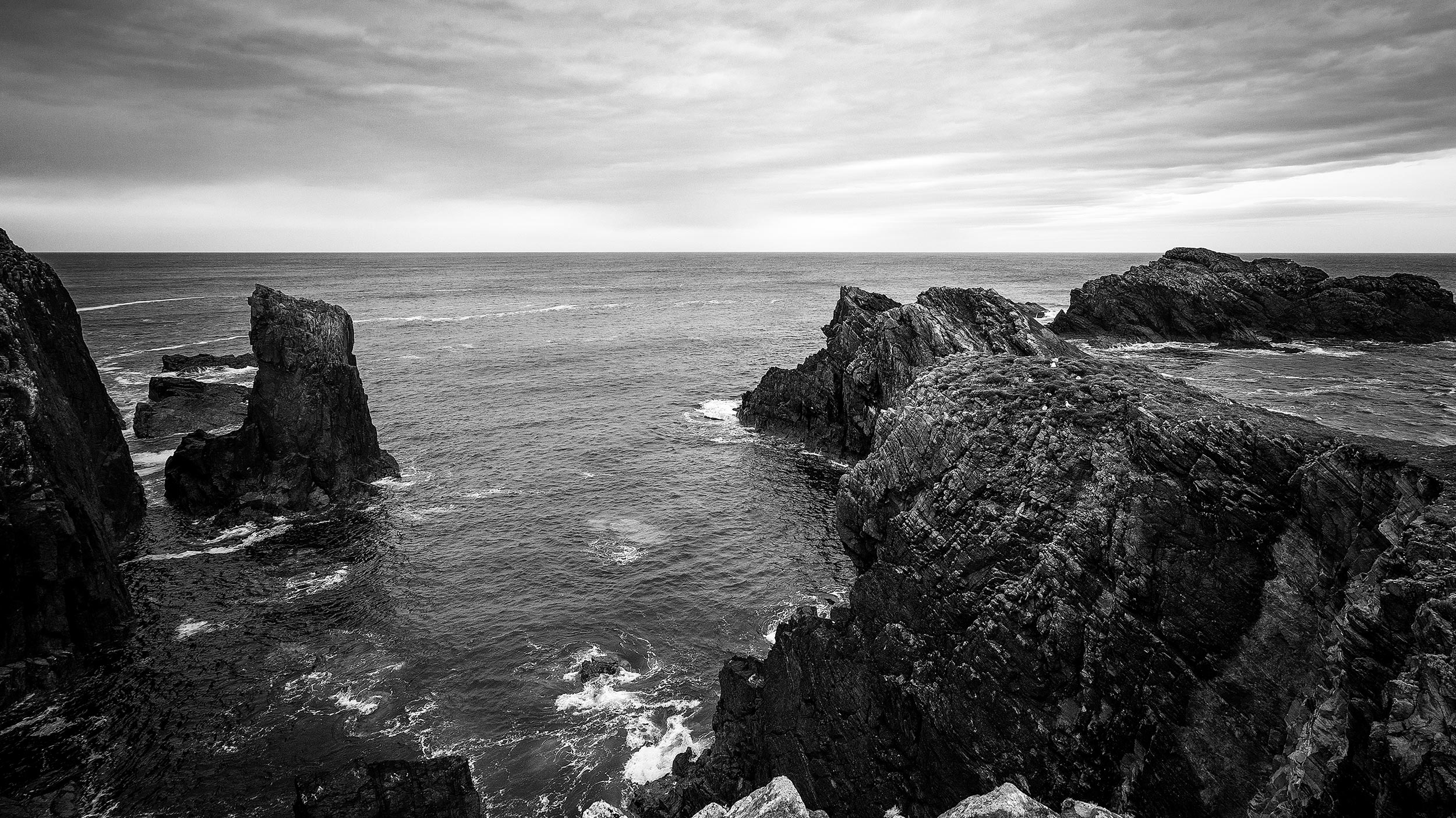 Isle of Lewis and Harris, Scotland, Outer Hebrides, Black & White