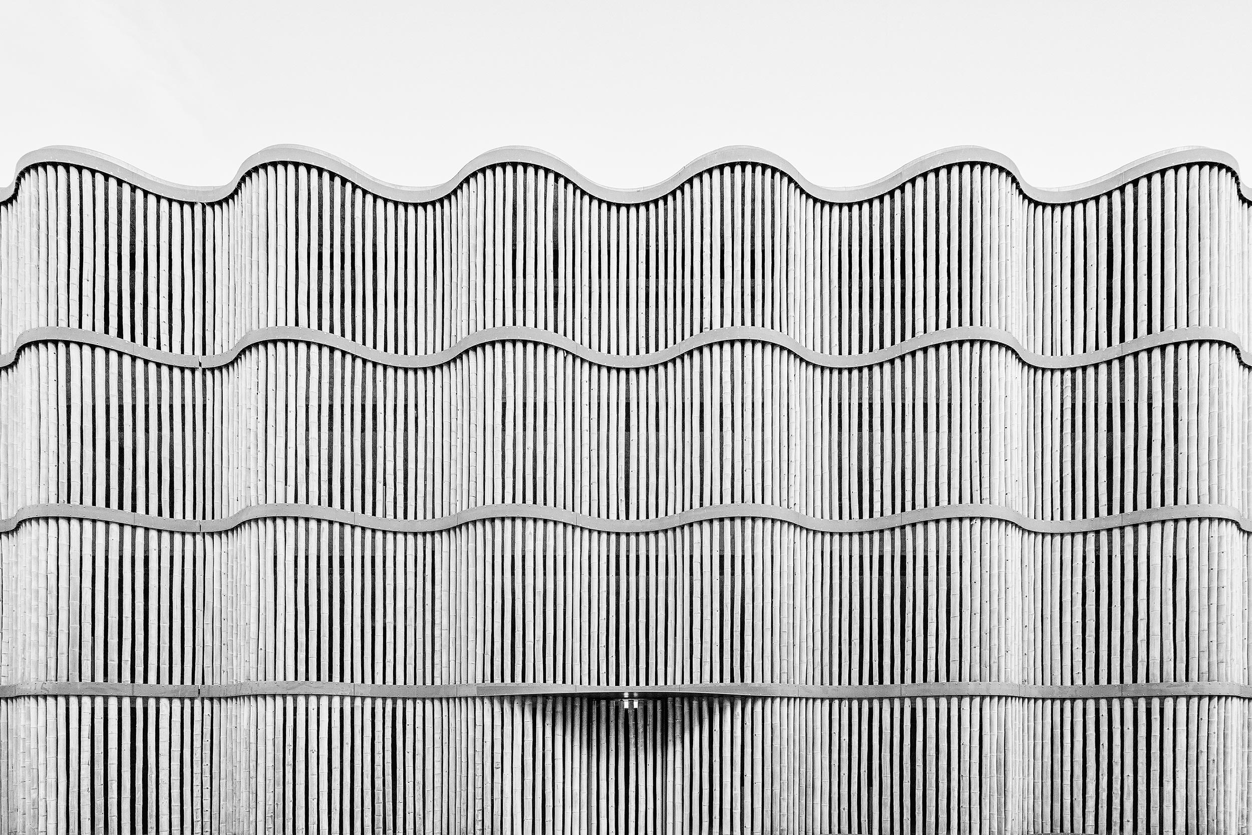 Zoo Parkhaus, Leipzig - HPP Architekten - Black & White Fine Art Architecture Photography