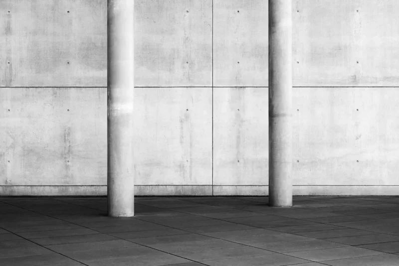 Pinakothek der Moderne, Munich, Black & White Minimal Architecture Photography, 2021