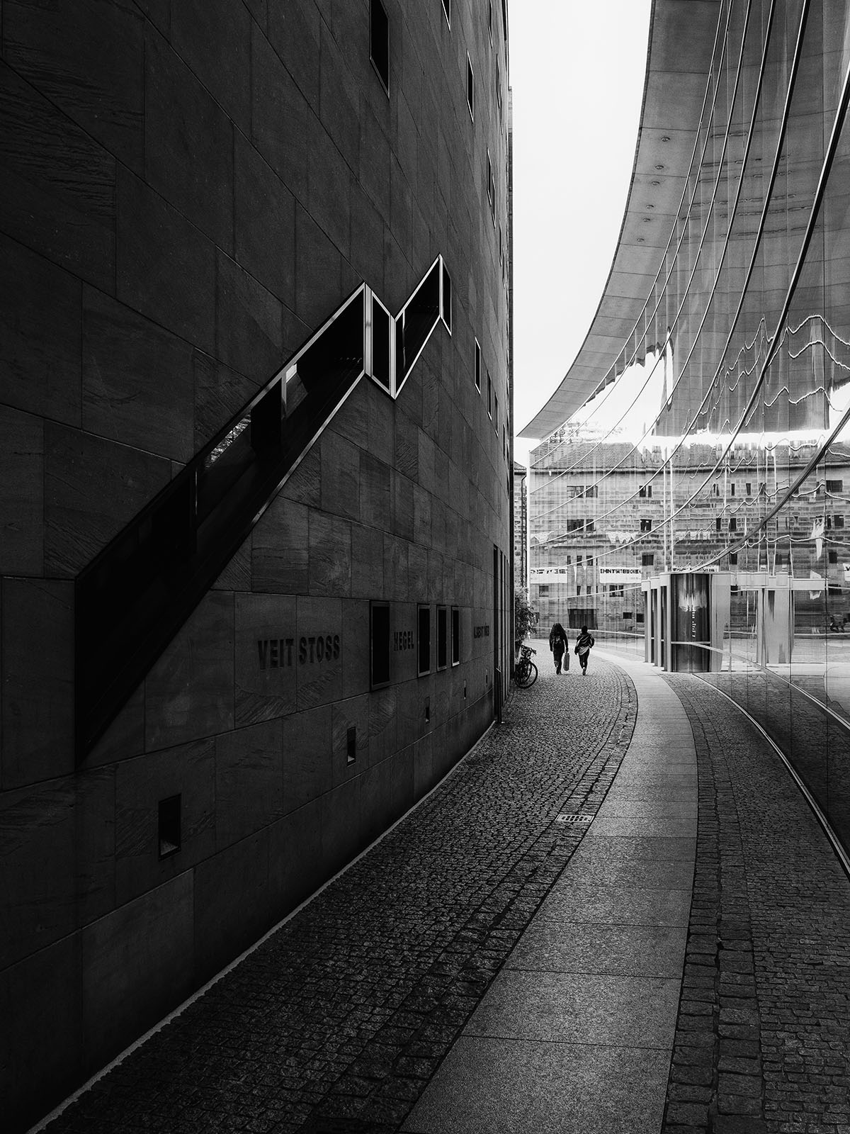 Neues Museum, Nuremberg - Volker Staab - Black & White Fine Art Architecture Photography