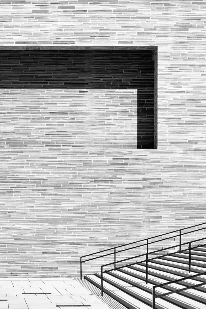 National Museum of Art, Design & Architecture, Oslo, Black & White Minimal Architecture Photography, 2022