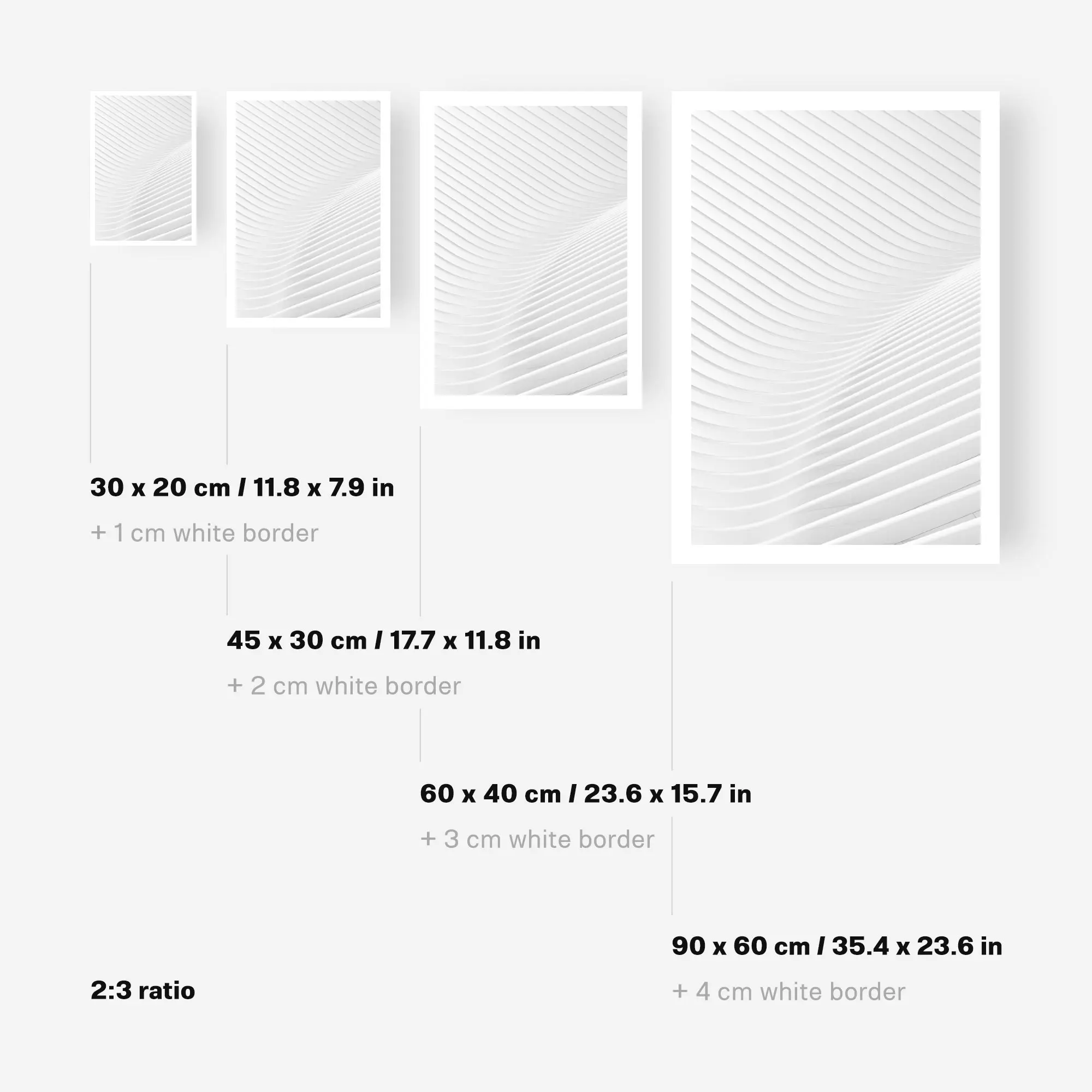 Product Sizes 2:3